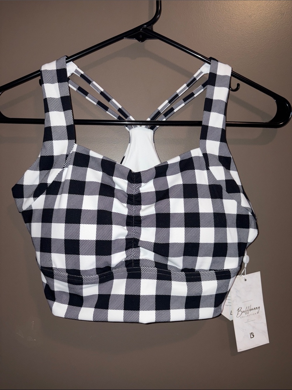 Buffbunny Nubre Gingham Sports Bra